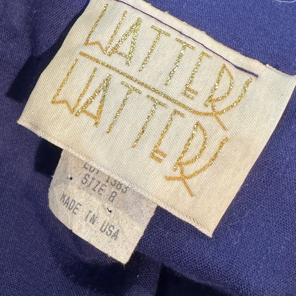 Vintage Watters Velvet Off The Shoulder - Picture 13 of 13